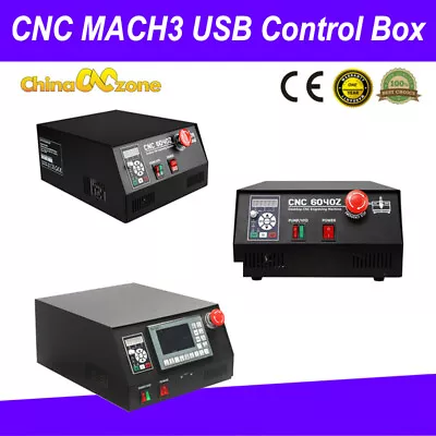 CNC MACH3 USB Control Box USB/USBCNC/DSP Version For 6040 Engraving Machine  • $1229