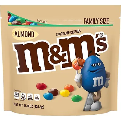 M&M's Almond Milk Chocolate Candy Family Size - 15 Oz • $12.99