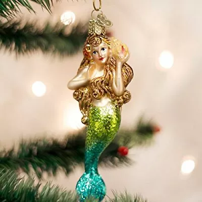 Old World Christmas Mermaid Glass Blown Ornament • $19.79