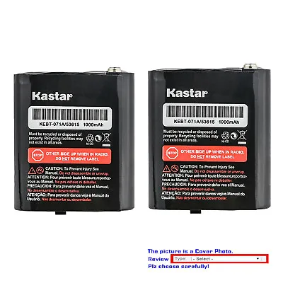 Kastar 1000mAh Ni-CD Battery For Motorola 53615 TalkAbout T5000 TalkAbout T5022 • $15.99