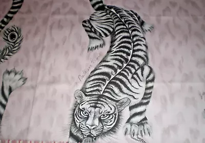 Clarke & Clarke Fabric  Tigris  By Emma J Shipley 34 X 145 Cm For Cushion/lamp • £14.95