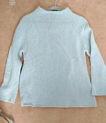 $33 • Buy L.l.Bean Vintage 100% Cashmere Women's Sweater XS Light Blue