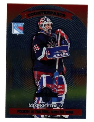 1997-98 Donruss Limited #32 Mike Richter Grant Fuhr RANGERS BLUES • $1.89