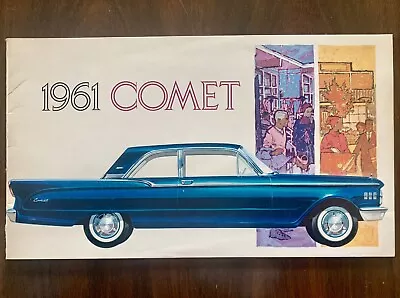 1961 Mercury Comet Sedan Wagon 20pg Vintage Original Catalog Sales Brochure • $9.95