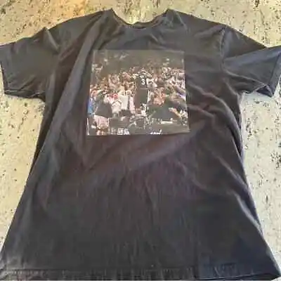 Miami Heat Court Culture Black Wade Picture Shirt Large • $12