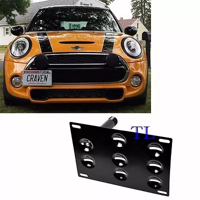 Front Bumper Tow Hook License Plate Bracket For Mini Cooper Countryman Paceman • $21