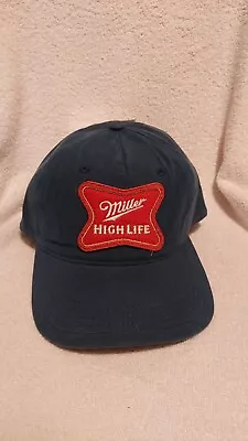 Miller High Life Adjustable Snapback Navy Blue Hat / Red Logo Mad Engine NWT • $29.99