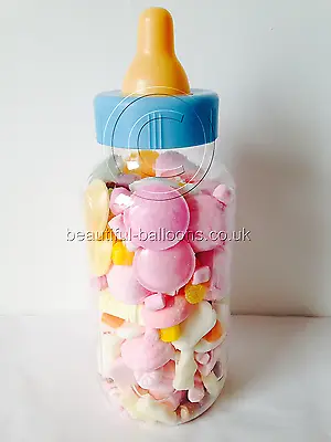 UNISEX Baby's Bottle- How Many Sweets Game? Baby Shower (inc Sweets) Boy/girl • £18.50