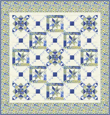 Moda SUMMER BREEZE 2021 Quilt Fabric Kit 76 X80  33610 • $134.99