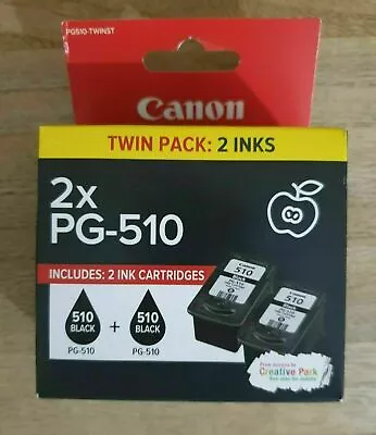 Genuine Canon PG-510 Twin Pack Black Genuine Ink [2BK] • $43.95