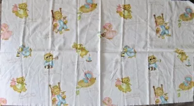 Vintage Nursery Rhymes Baby Animals Fabric- 24  X 44 . • $9.95