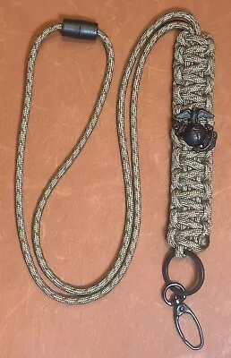 United States Marine Corps Subdued EGA Copperhead Camo  Paracord ID Lanyard USMC • $16.50