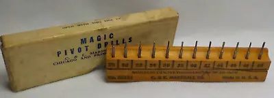 Vintage Ce Marshall Mascot Magic Pivot Drills 36582 Watchmaker Bench Repair Tool • $22.87