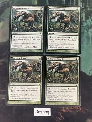 4x MTG Mutagenic Growth - New Phyrexia (NPH) (Playset) • $13.49