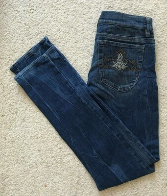 £32.99 • Buy Diesel Liv 0089L Stretch Slim Blue Denim Low Rise Jeans W 27 L 32