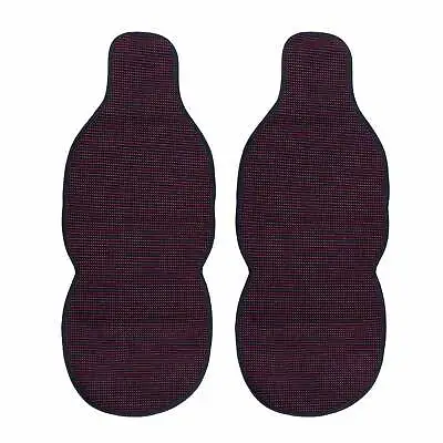 Antiperspirant Front Seat Cover Pads For Volvo Black Red 2 Pcs • $59.99