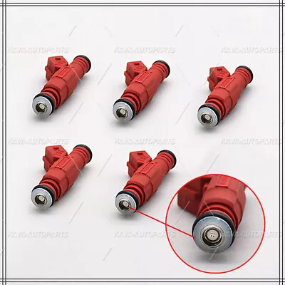 Set Of 5 Fuel Injectors For 96-98 Volvo 850 V70 S70 2.3L 2.4L L5 0280155759 • $29