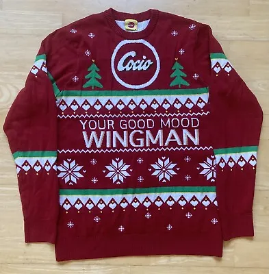 Medium 36  Cocio Ugly Christmas / Xmas Jumper / Sweater Your Good Mood Wingman • £29.99