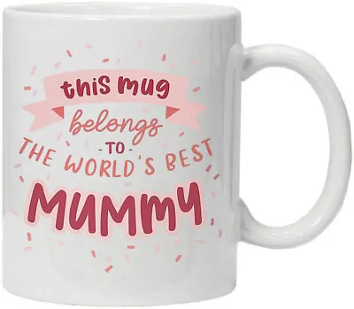 Worlds Best Mum Mug Mothers Day Gift Mummy Present • £6.99