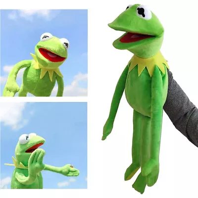 🔥Big Kermit The Frog Hand Puppet Soft Full Body Muppet Sesame Street Plush Toy • $19.88