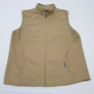 Glenmuir Sleeveless Zipped Cardigan Size L Dry Tech Sweater Men's Camel. • $18.93