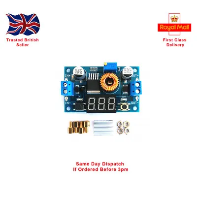 £4.69 • Buy XL4015 LED 5A 75W DC-DC Voltage Step Down Buck Converter Volt Meter With Display