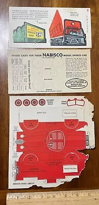 Vintage Lot 3 Nabisco Cereal Promos Sports Car Lionel Train O Rama Card Premiums • $29.99