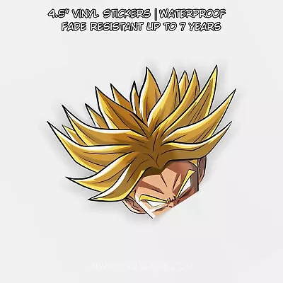 Dragon Ball - Goku | Vinyl Anime Sticker JDM Window Peeker • $4.25