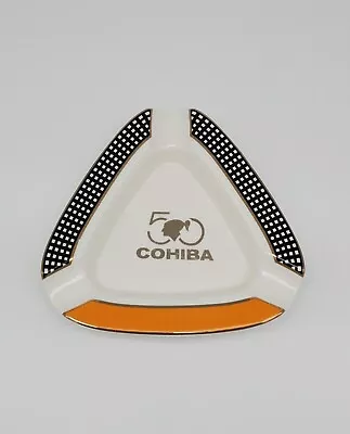 Vintage 50 COHIBA Anniversary Triangle Cigar Ashtray Habanos S.A. Nelson Alfonso • $19.99