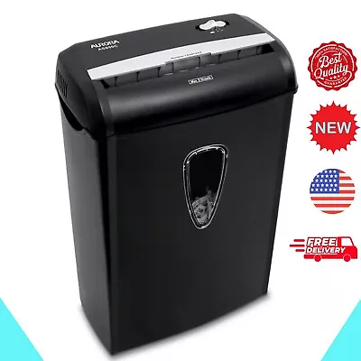 AS890C 8-Sheet Cross-Cut Paper/Credit Card Shredder With Overheat Protection • $23.42