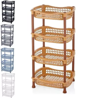 Vegetable Rack Fruit Storage Basket Kitchen Unit Utility Stacking Stackable • £13.49