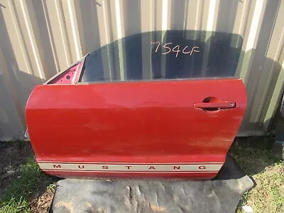 05-09 Ford Mustang Left Driver Front Electric Door Assembly Redfire Metallic G2 • $559.96