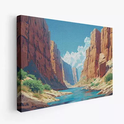 Beautiful Zhangjiajie Scene Design 4 Horizontal Canvas Wall Art Prints Pictures • $58.99