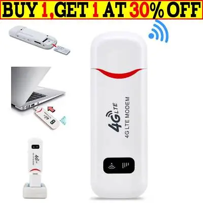 Unlocked 4G LTE Wireless WiFi Router Hotspot USB Dongle Modem Mobile Broadband👍 • £3.99