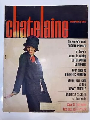 Chatelaine Magazine August 1968 World Most Eligible Princes Cosmetic Surgery  • £5.93