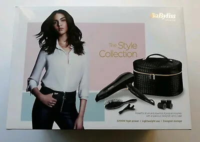 BaByliss 'The Style Collection' Dryer Gift Set (inc. Brush Rollers And Clips) • £29.99