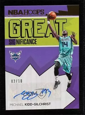 2016-17 Panini NBA Hoops Great SIGnificance Gold /10 Michael Kidd-Gilchrist Auto • $14.04