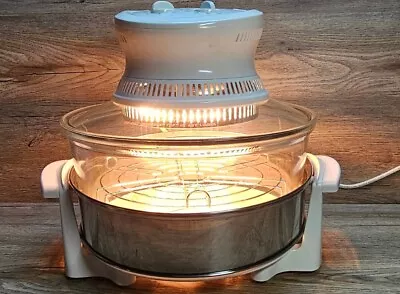 RUSSELL HOBBS 18537 Halogen Oven- 1200-1400W- Pre Owned - VGC-NICE AND CLEAN  • £28.99