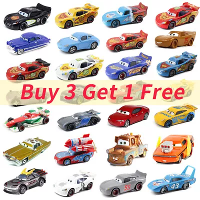 Disney Pixar Cars Lot Lightning McQueen 1:55 Diecast Model Car Toys Boy Gift US • $8.79