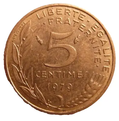 France 5 Centimes 1979 • $2