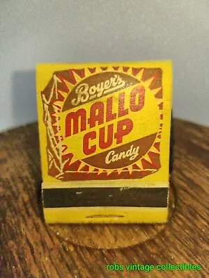 Matchbook Mallo Cup Boyer's Vintage Candy Advertising  • $14