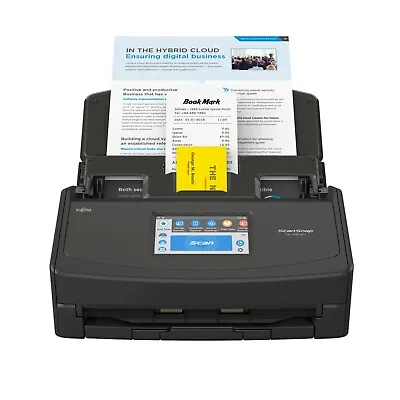 £318.89 • Buy ScanSnap IX1500 Black Document Scanner A4 ADF Double Sided WiFi USB