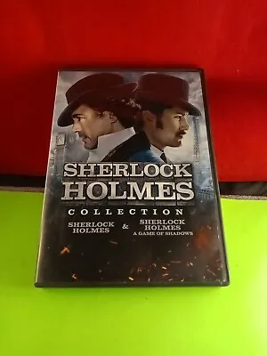 Sherlock Holmes Collection DVD (Sherlock Holmes / Game Of Shadows) Jude Law • $2.99