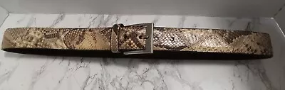 Python Snake Skin Belt(size 40) • $36