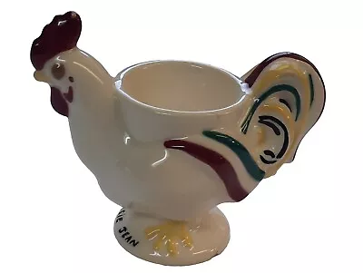 Vintage Egg Cup Rooster Hand Painted • $18