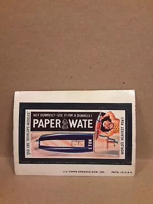 1974 Topps Wacky Packages Series 9th Series Tan Back Paper Wate  • $2.19