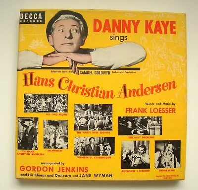 DANNY KAYE SINGS HANS CHRISTIAN ANDERSEN Decca Records 4x 7  Box Set 45RPM  1952 • $15