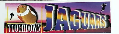 NOS Vintage 90's Touchdown Jaguars Bumper Sticker - Decal WITH Free Shipping! • $7.99