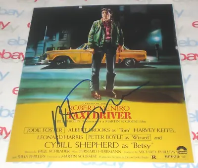 Martin Scorsese Signed Taxi Driver Classic 8x10 Poster Photo Autograph Coa • $199.99