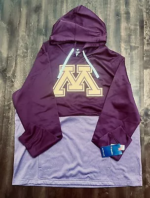 Fanatics NCAA Minnesota Gophers Maroon Pullover Hoodie Sweatshirt 2XL NWT • $26.95